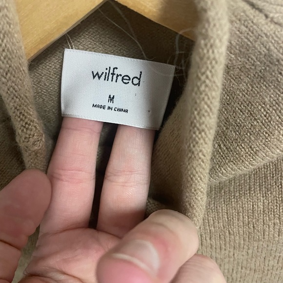 Wilfred Tan Turtleneck Sweater - Picture 2 of 4